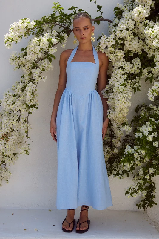 Girl Style LOCKLEA MIDI DRESS - ICE BLUE