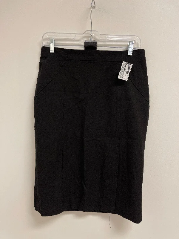 Comfortable And Cold-proof Skirt Midi By Banana Republic In Black, Size: 4