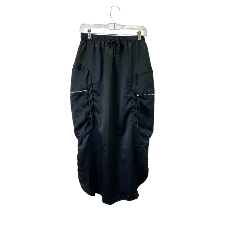 Minimalism Skirt Maxi By Love Yourself In Black, Size:S