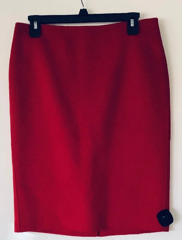 Soft And Comfortable Skirt Mini & Short By Talbots In Red, Size: 4