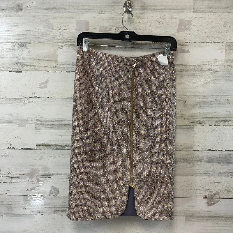 Free And Casual Skirt Mini & Short By J. Crew In Purple, Size: 6