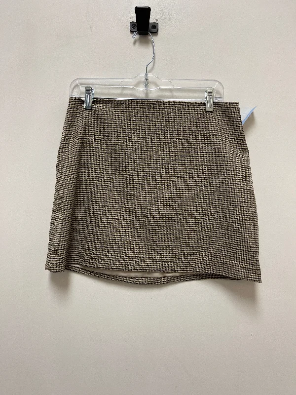 Eye-catching Personality Skirt Mini & Short By H&m In Tan, Size: 10