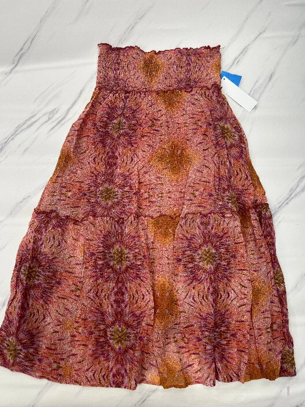 Fresh And Natural Skirt Maxi By Cma In Pink, Size: S