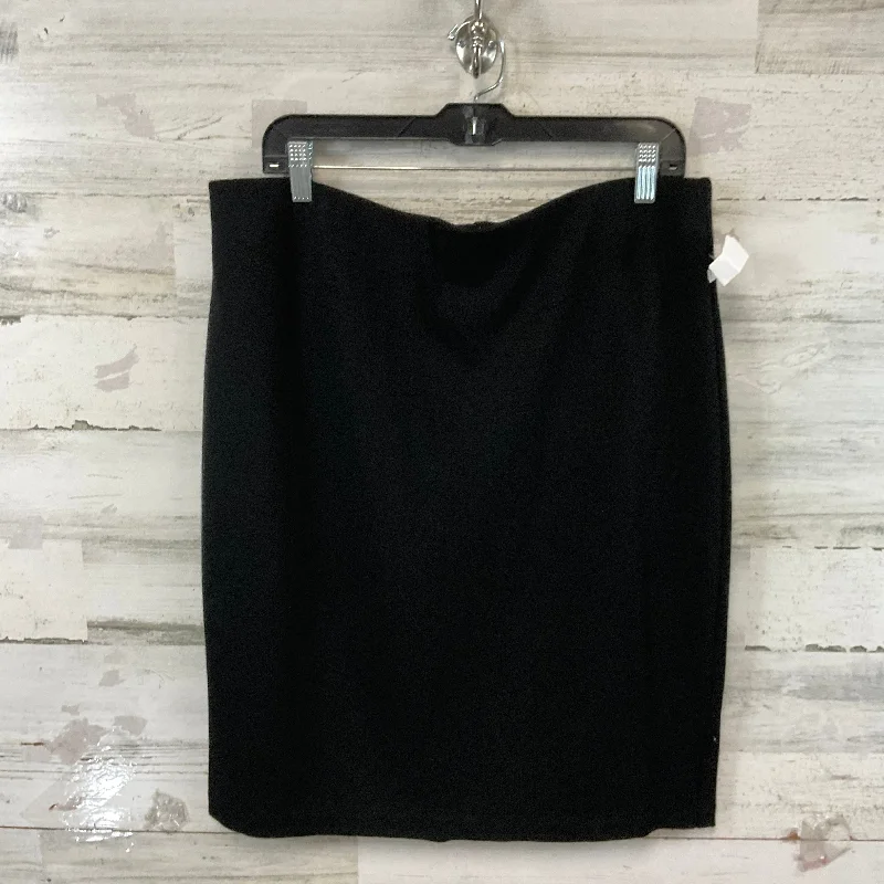 Celebrity Style Skirt Midi By Eci In Black, Size: Xl