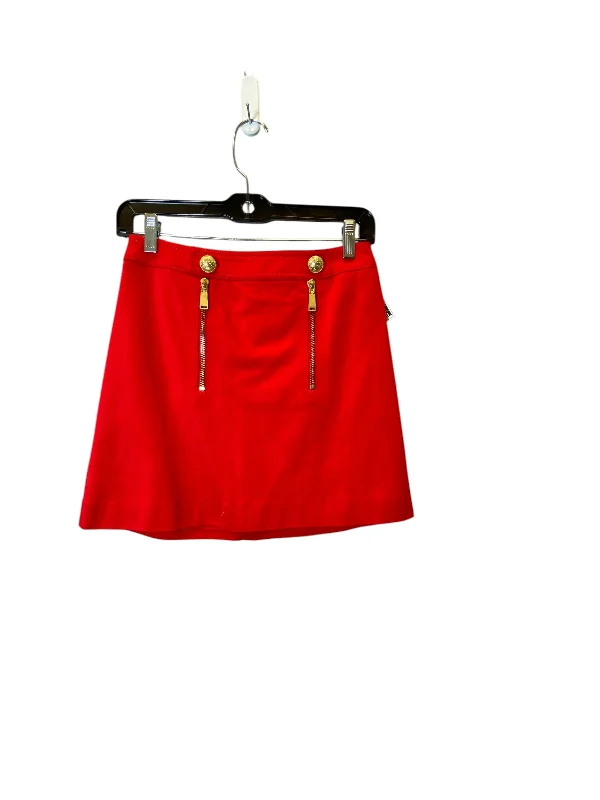 Lively And Youthful Skirt Mini & Short By Express In Red, Size: 0