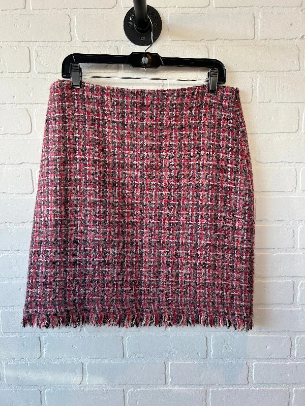 Wearable At Home Or Out Skirt Mini & Short By Talbots In Pink, Size: 10