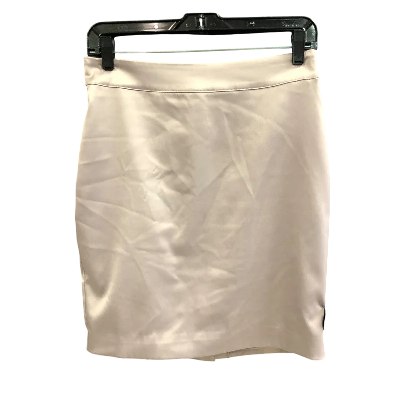 Elegant And Casual Skirt Mini & Short By Forever 21 In Taupe, Size: 4
