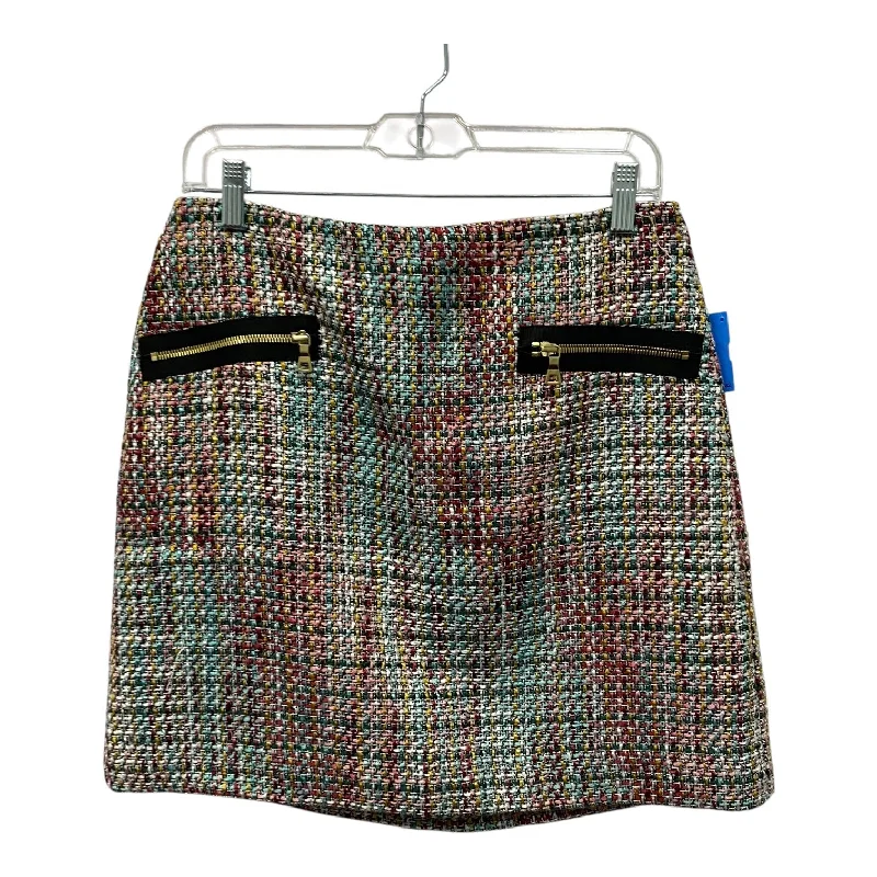 High-end Fabrics Skirt Mini & Short By Loft In Multi, Size:8