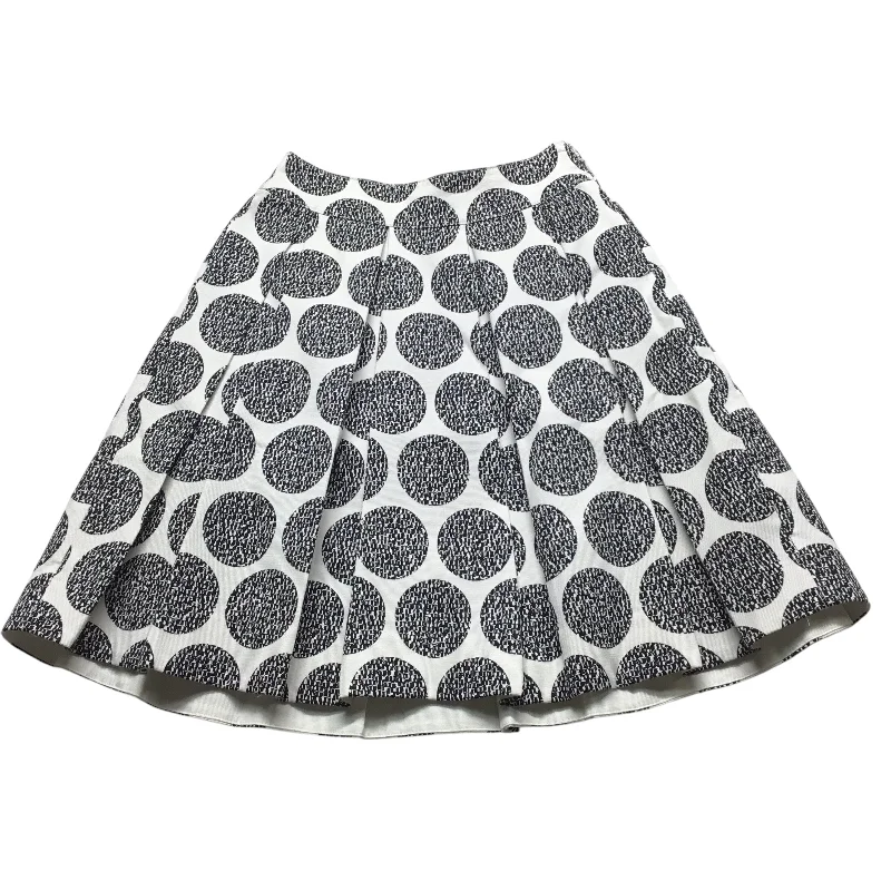 Celebrity Style Skirt Midi By White House Black Market In Black & White, Size: 0p