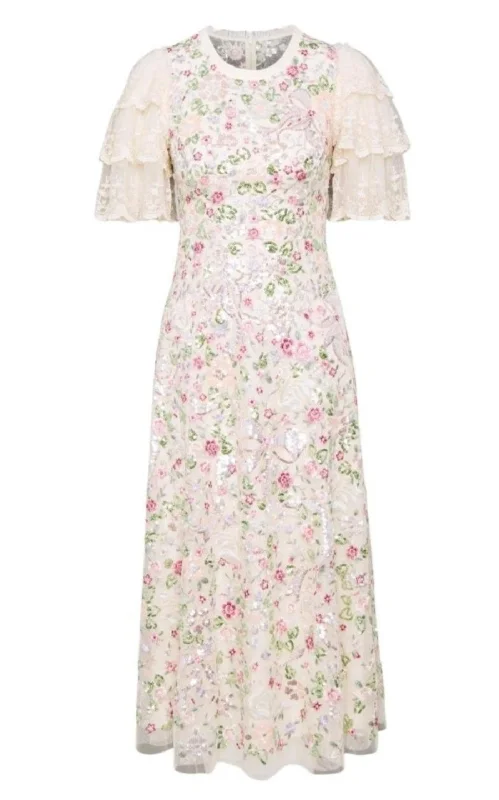 Fashion Elements Odette Ballerina Sequin Midi Dress