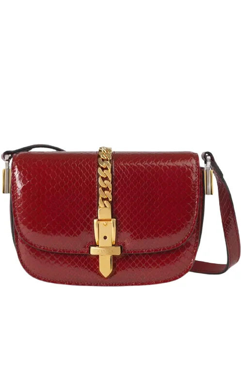 Retro Fashion Sylvie 1969 Python Mini Shoulder Bag