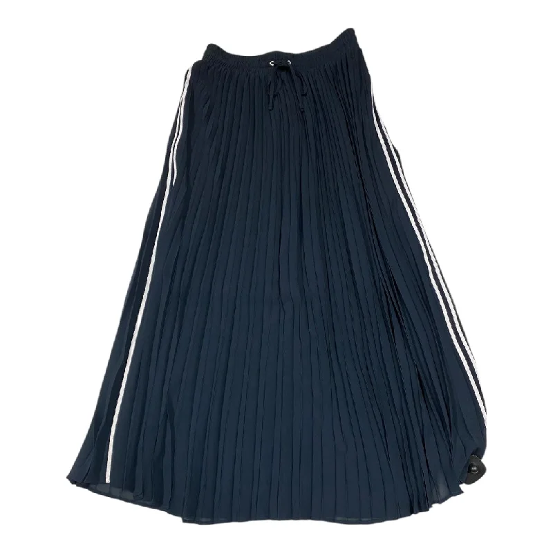 Short Design Skirt Designer By Elliott Lauren In Navy, Size: S
