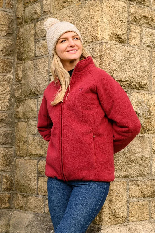 Light And Breathable Avon Waterproof Fleece - Maroon