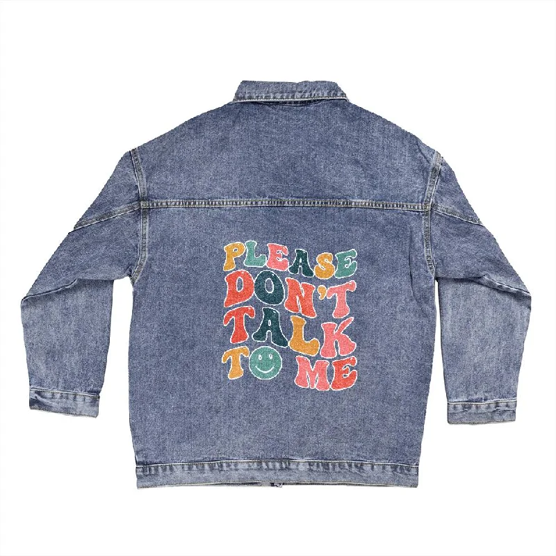 Celebrity Must-have Dont talk to me Jean Jacket