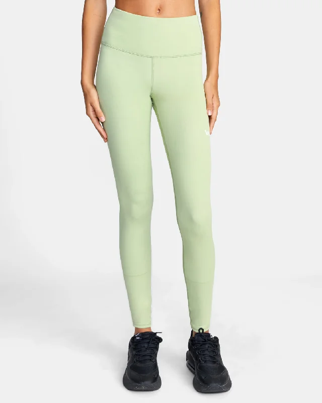 Simple Matching VA Essential Workout Leggings - Light Sage