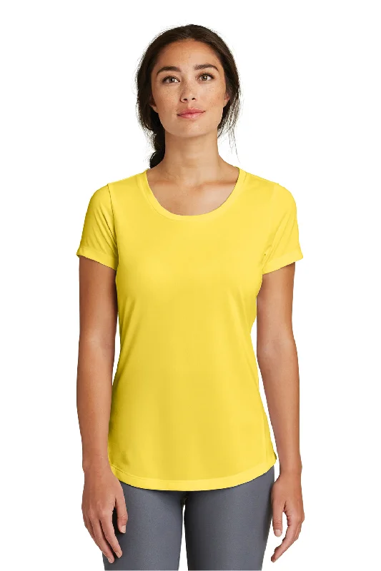 Comfortable Design New Era Womens Series Performance Jersey Moisture Wicking Short Sleeve Crewneck T-Shirt - Goldenrod Yellow - Closeout Comfortable Design New Era Womens Series Performance Jersey Moisture Wicking Short Sleeve Crewneck T-Shirt - Goldenrod Yellow - Closeout