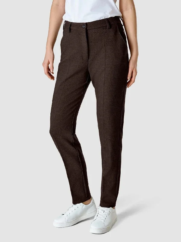 Elegant And Simple No. 1 Pants Tapered Dark Chokolate