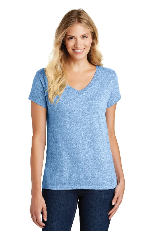 European And American Style District Womens Astro Short Sleeve V-Neck T-Shirt - Royal Blue - Closeout European And American Style District Womens Astro Short Sleeve V-Neck T-Shirt - Royal Blue - Closeout
