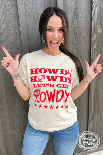 British Fashion Howdy Howdy Let's Get Rowdy