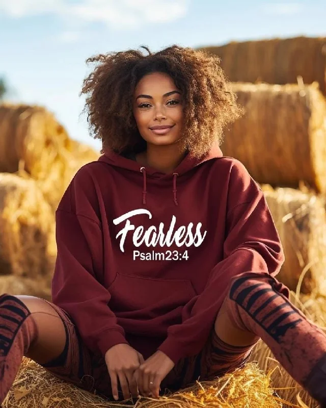 European And American Style Psalm 23:4 Long-sleeved Hoodie