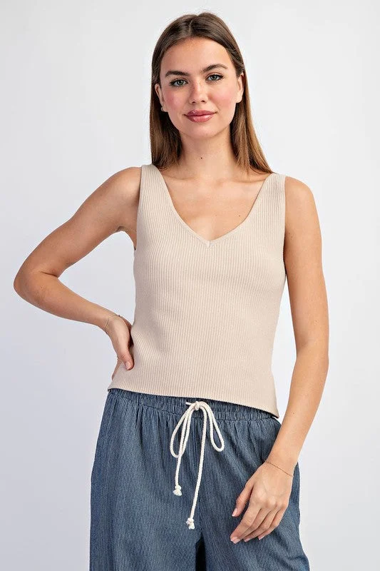Casual Street Essential Fave Oatmeal Tank Top