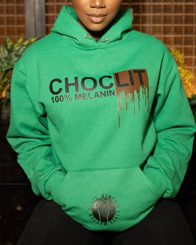 Classic ChocLIT 100% Melanin Long Sleeves Hoodie