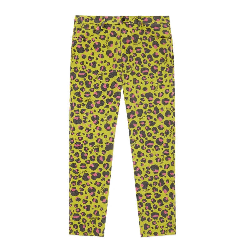 High-end Fabrics TF x Trixie Leopard Jeans