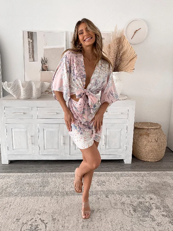 High-end Design Ashtyn Dress - Pink Floral