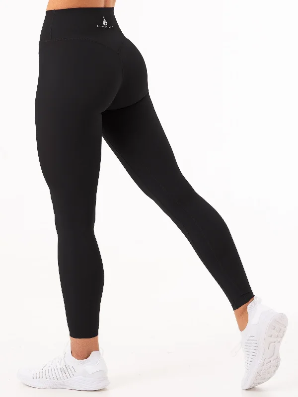 Elegant Tailoring NKD High Waisted Leggings - Black