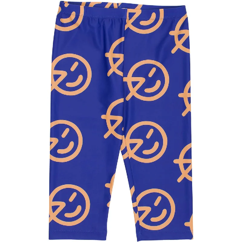 High-end Fabrics Wynken UV Swim Leggings in Bright Navy / Amber by Wynken - Last Ones In Stock - 4-8 Years