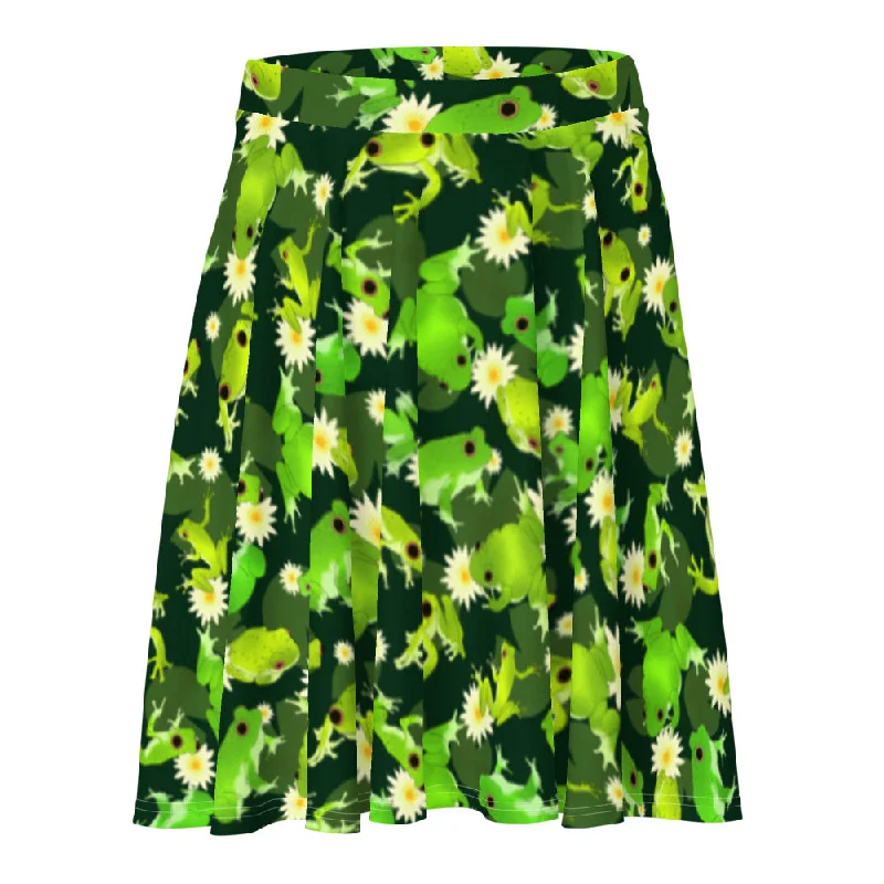 Cute Style Kero-kero Skater Skirt