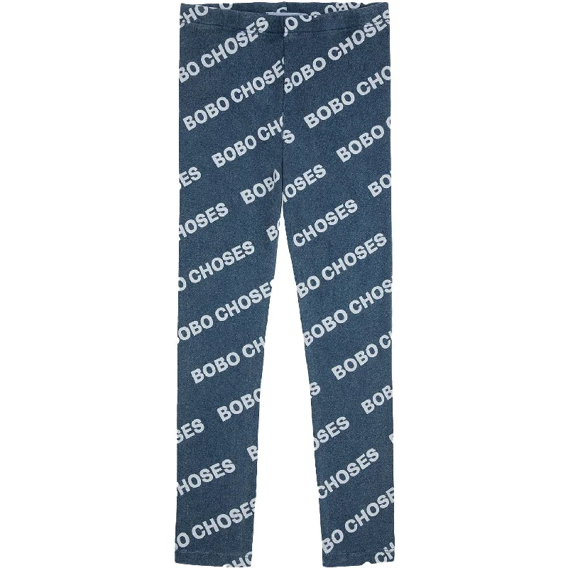 Trendy And Casual Bobo Choses Midnight Blue All Over Leggings