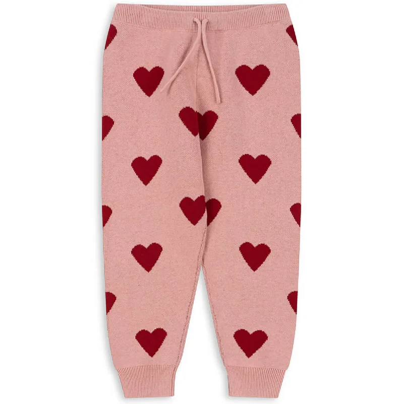 High Street Style Lapis Knit Pants in Mellow Rose by Konges Slojd
