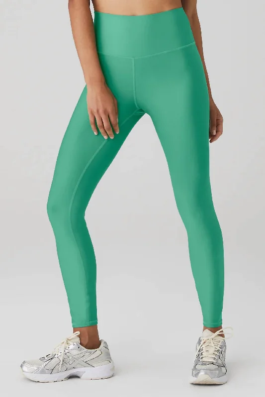 Body Design High Waist Airlift 7/8 Leggings In Lettuce Green