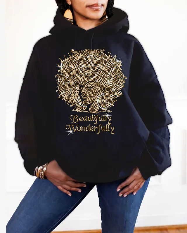 Slim Fit Wonderful Brown Women Long Sleeves Hoodie