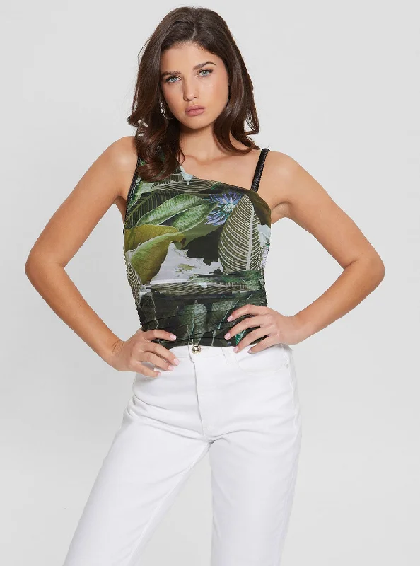 Avant-garde Design Eco Moonlit Tropic Garden Dinah Top