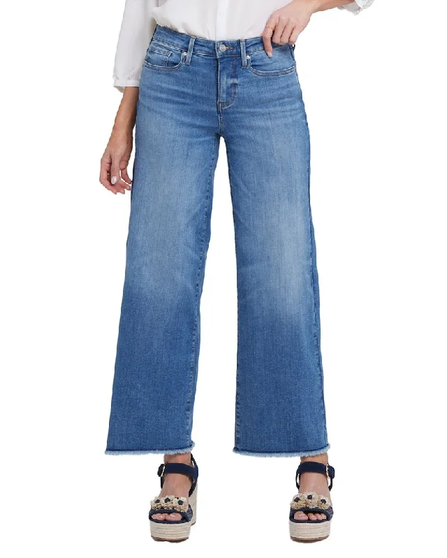Youthful Street Fashion NYDJ Teresa Blue Oasis Ankle Crop Jean