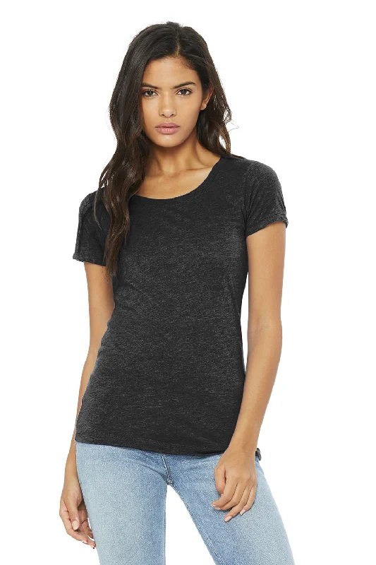 Exclusive Customization Bella + Canvas Womens Short Sleeve Crewneck T-Shirt - Charcoal Black Exclusive Customization Bella + Canvas Womens Short Sleeve Crewneck T-Shirt - Charcoal Black