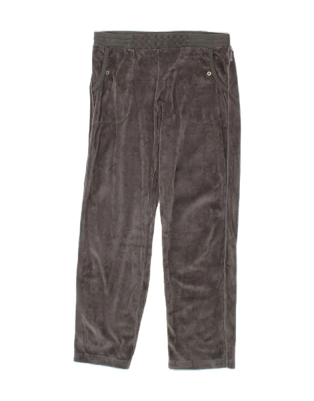 Thin Design CHAMPION Womens Suits Velour Tracksuit Trousers UK 14 Large  Grey