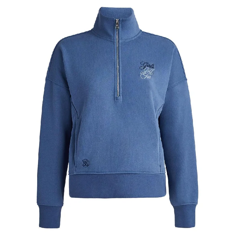Casual Street Gfore Girls Too French Terry Quarter Zip Boxy Golf Pullover 2023 Women