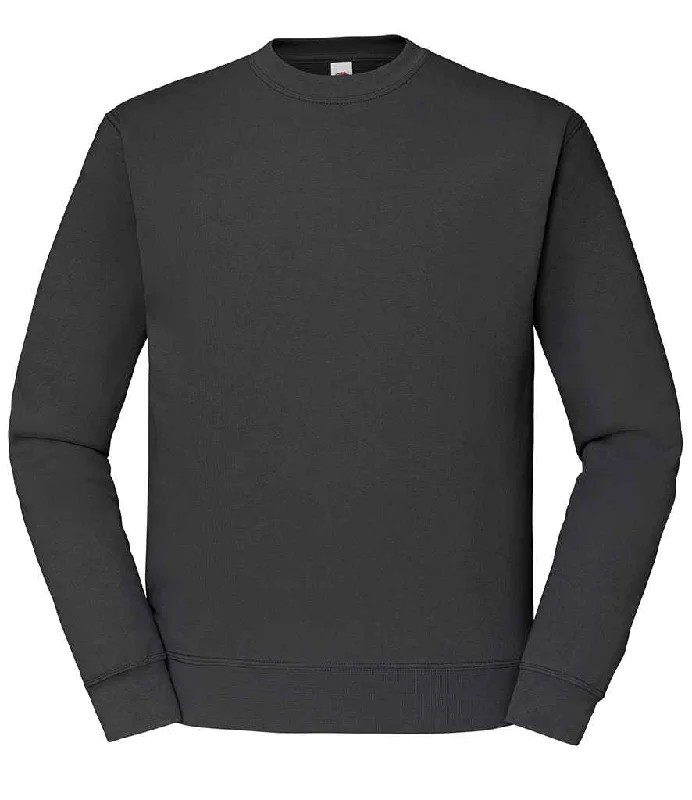 Elegant And Charming Fruit of the Loom Classic Drop Shoulder Sweatshirt | Light Graphite