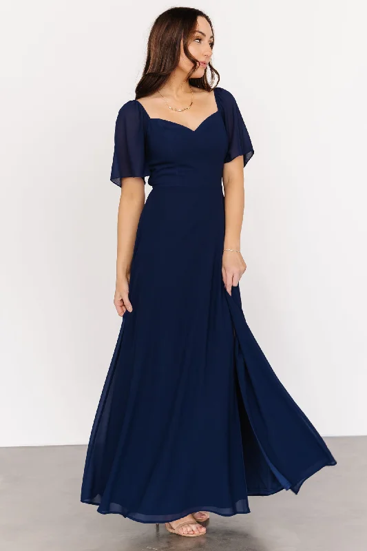 Fashion Must-have Sierra Sweetheart Maxi Dress | Navy