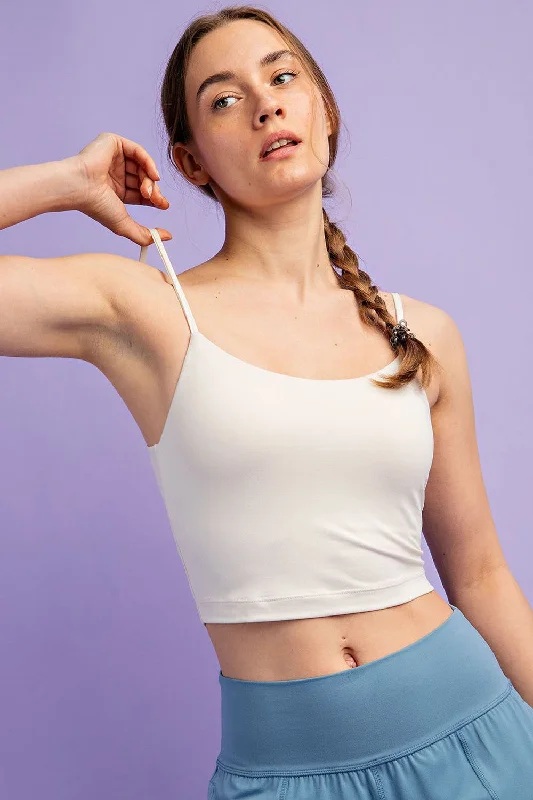Dessert Matching Basic Perfection White Tank Top
