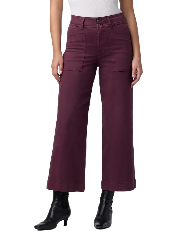 High Street Style JOE'S Jeans Vineyard Wine Wide Leg Cargo Ankle Jean
