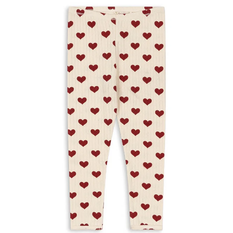 Autumn Selection Minnie Legging Pants in Amour Rouge by Konges Sløjd