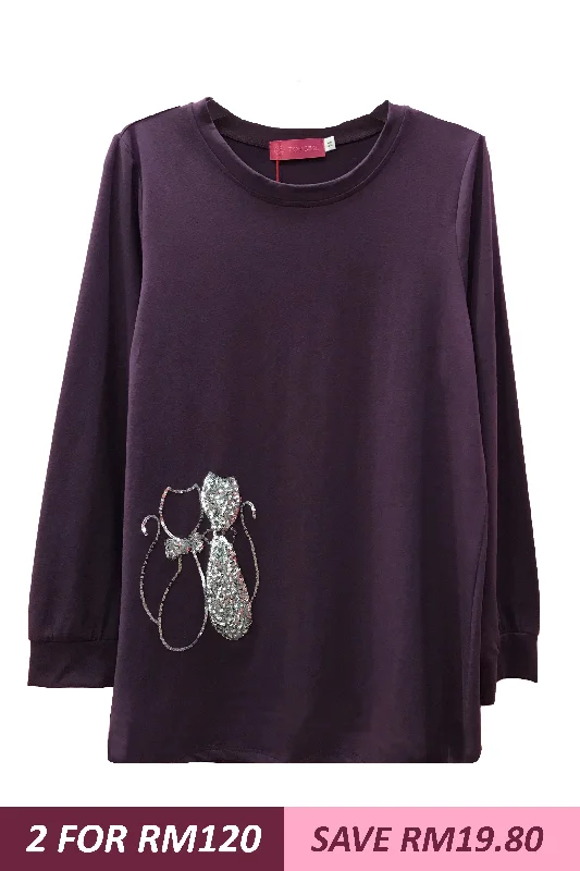 Retro Fashion Meow Basic T-Shirt