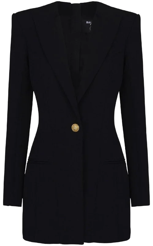 Stunning Fashion Single-breasted Blazer Dress