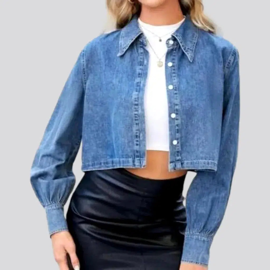 Romantic And Fresh Vintage street women's denim jacket