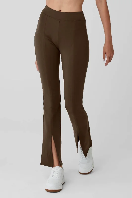 Advanced Customization Flutter 7/8 Leggings In Espresso Brown