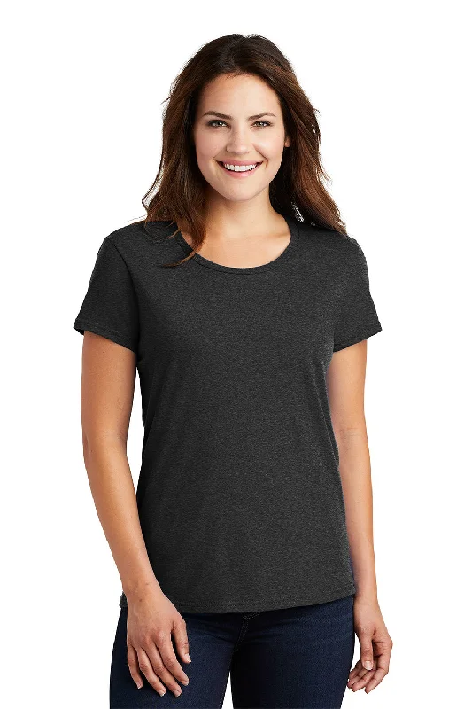 Classic And Versatile Gildan Womens Short Sleeve Crewneck T-Shirt - Heather Dark Grey - Closeout Classic And Versatile Gildan Womens Short Sleeve Crewneck T-Shirt - Heather Dark Grey - Closeout